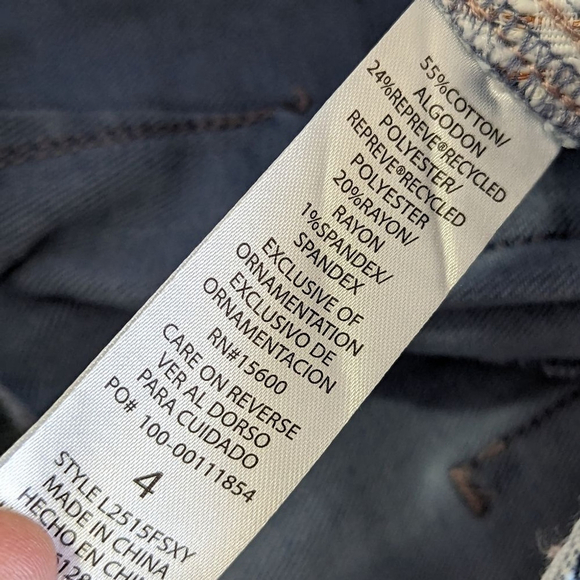 Wit & Wisdom Ab Solution High Waist Wide Leg Crop Jeans Women's sz 4 NWT - Picture 14 of 15